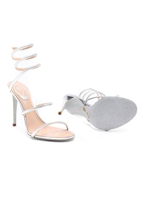 Sandalo Cleo Argento Metallizzato 105 RENE CAOVILLA | C123511050001L001SILVER